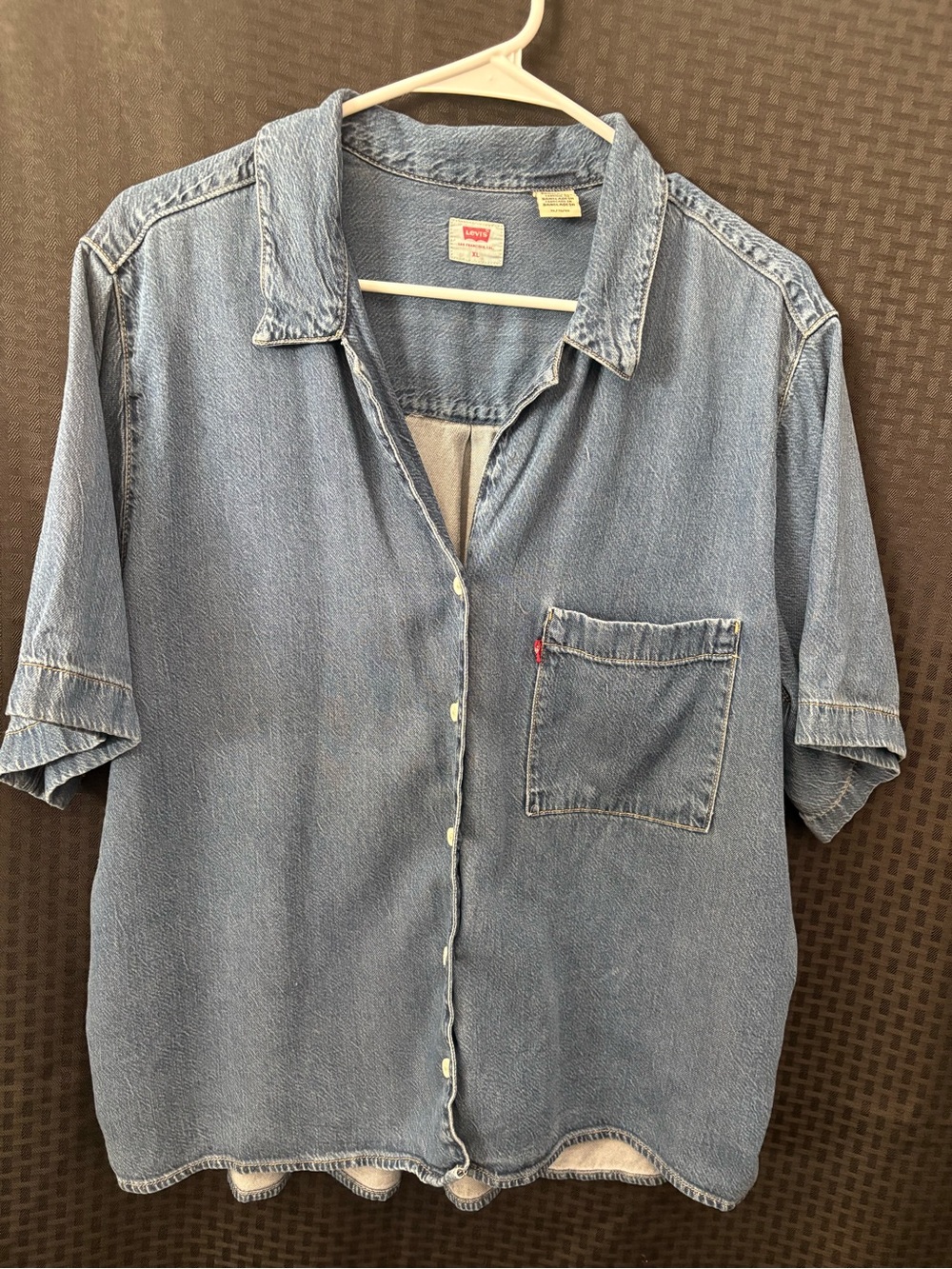 Levi's Light Blue Denim Button-Down Shirt